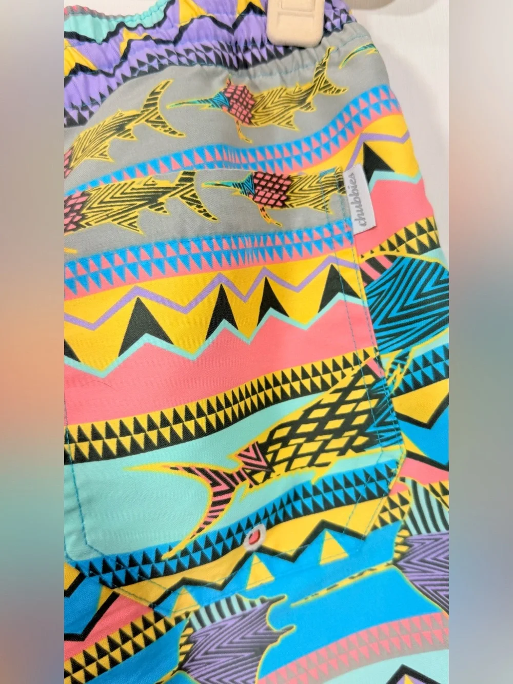chubbies bright aztec